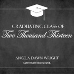 Blackboard High School Graduation Invitation